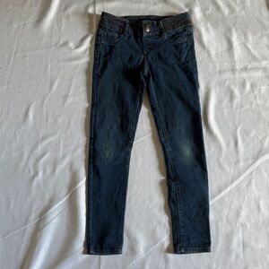 Blue Spice Skinny Jeans Girls Size 12 Dark Wash Denim